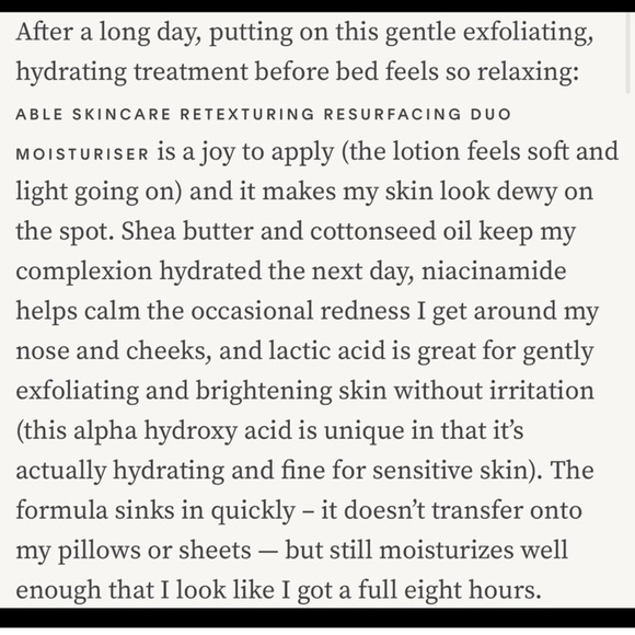 Able Skincare Anti-Ageing Retexturing & Resurfacing  Duo Moisturiser - Picture 2 of 9